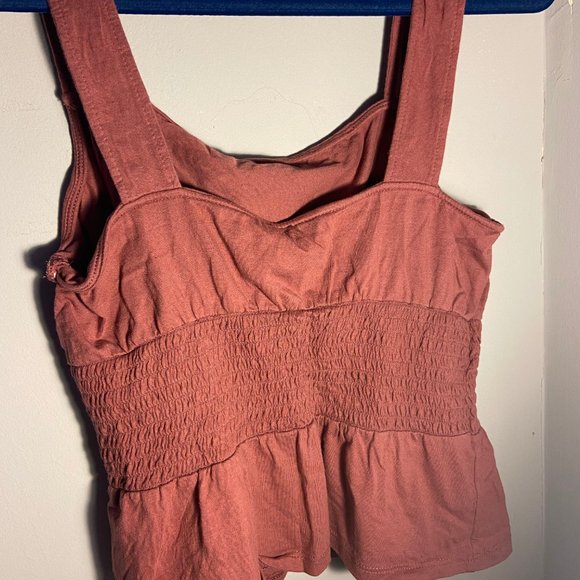 Express Burgundy Tank Top - Picture 2 of 3